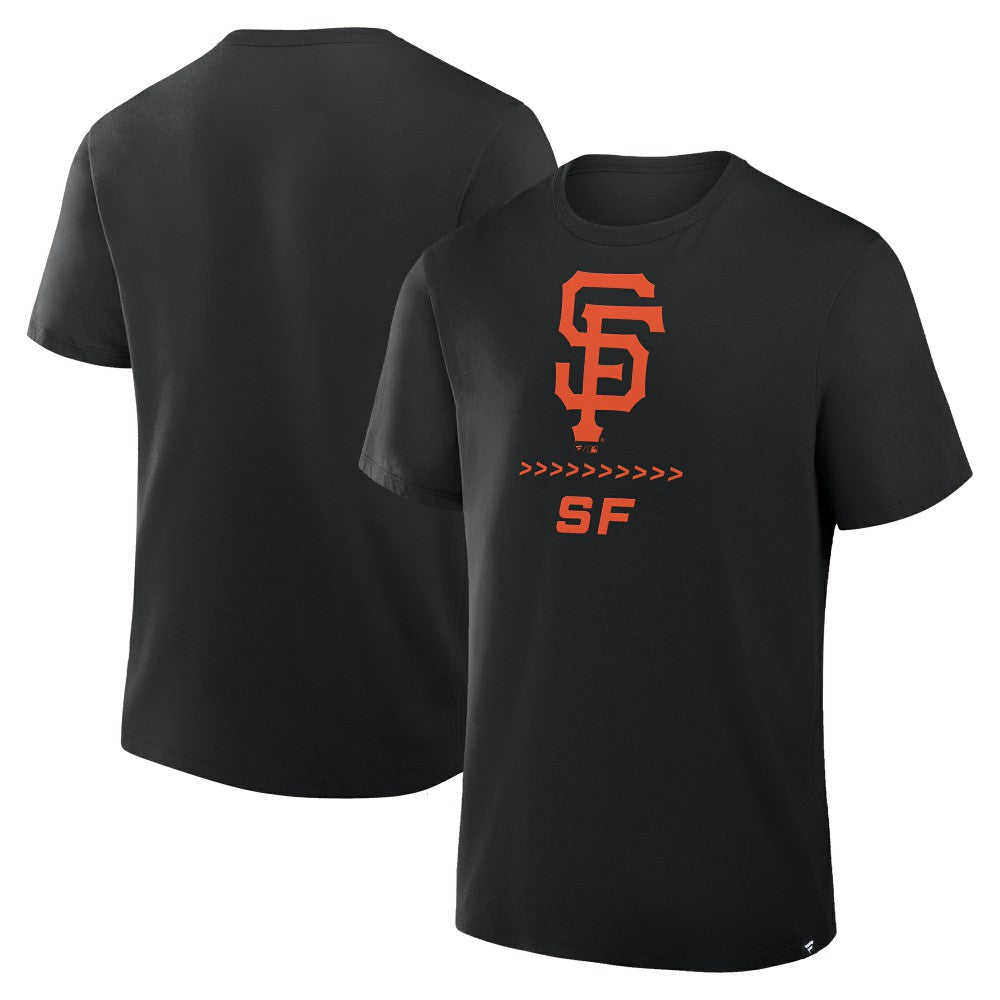San Francisco Giants Clubhouse Legacy Side Swipe T-Shirt - Black