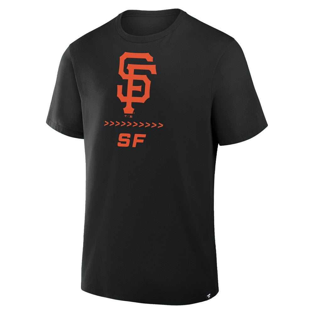 San Francisco Giants Clubhouse Legacy Side Swipe T-Shirt - Black