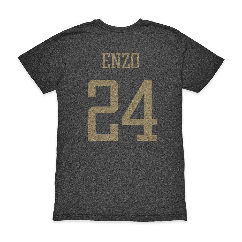 Enzo Fernández Argentina National Team 1863FC Player Vintage Tri-Blend T-Shirt / Soccer Outlet