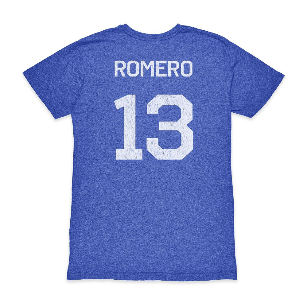 Cristian Romero Argentina National Team 1863FC Player Vintage Tri-Blend T-Shirt / Soccer Discount