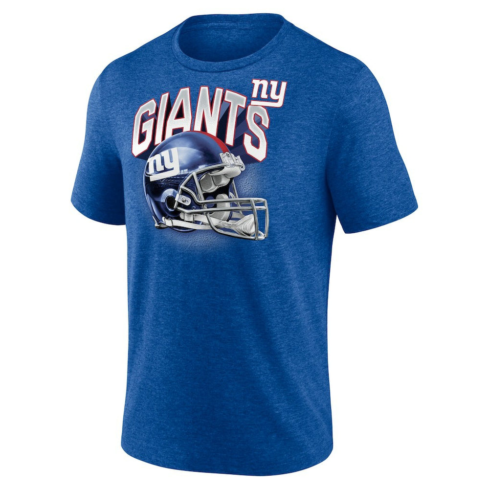 NFL New York Giants Tri-Blend Helmet End Around T-Shirt