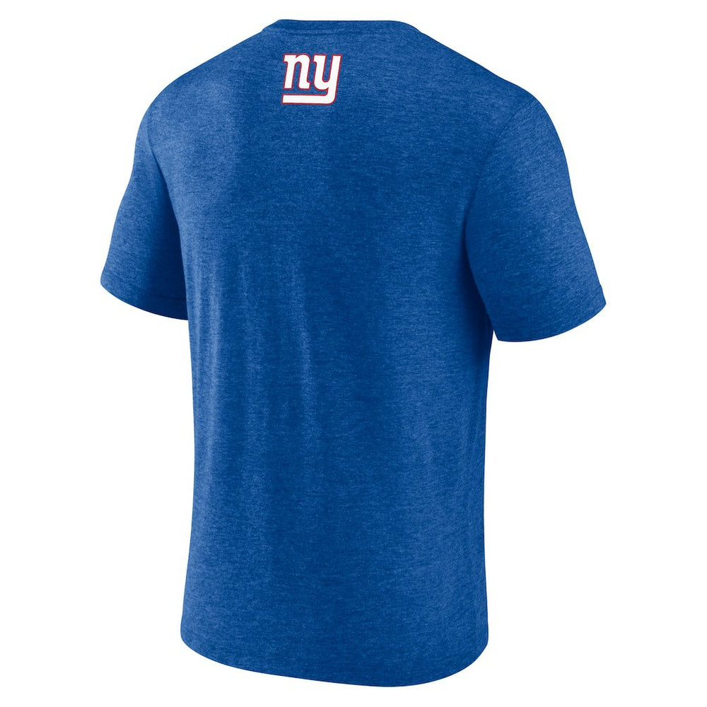 NFL New York Giants Tri-Blend Helmet End Around T-Shirt