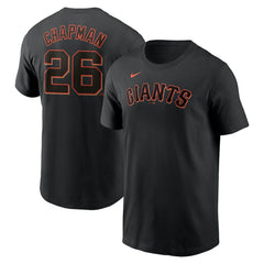 Matt Chapman San Francisco Giants Fuse Name & Number T-Shirt - Black | Nike