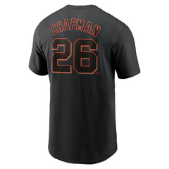 Matt Chapman San Francisco Giants Fuse Name & Number T-Shirt - Black | Nike