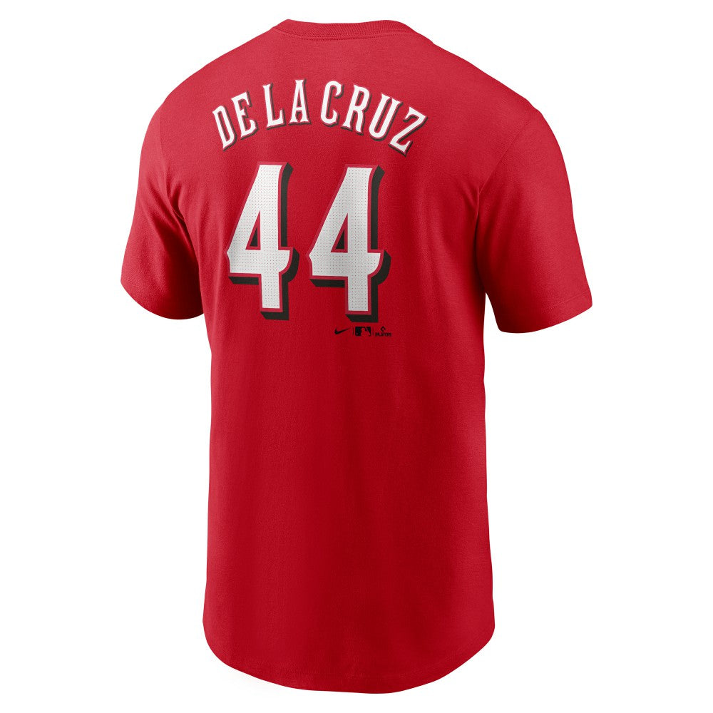 Elly De La Cruz Cincinnati Reds Fuse Name & Number T-Shirt - Red | Nike
