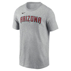 Corbin Carroll Arizona Diamondbacks Fuse Name & Number T-Shirt - Heather Gray | Nike