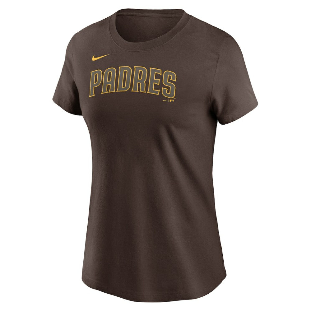 Jackson Merrill San Diego Padres Women's Cooperstown Collection Fuse Name & Number T-Shirt - Brown | Nike