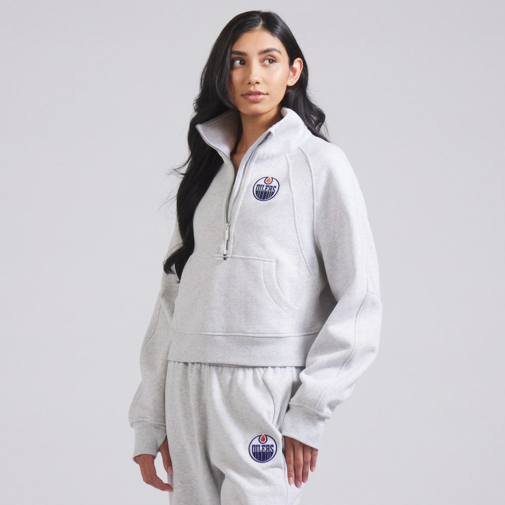 Edmonton Oilers lululemon Women's Scuba Oversized Half Zip Top