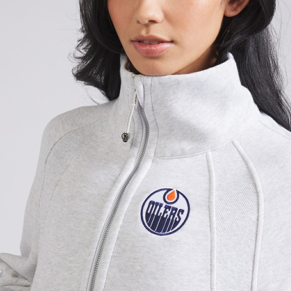 Edmonton Oilers lululemon Women's Scuba Oversized Half Zip Top