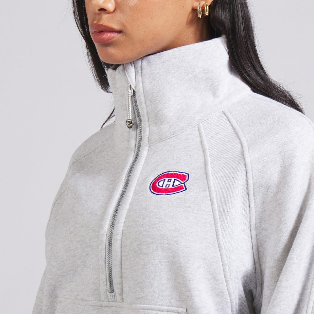 Montreal Canadiens lululemon Women's Scuba Oversized Half Zip Top