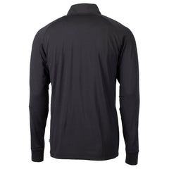 Baltimore Orioles Cutter & Buck Big & Tall Adapt Eco Knit Stretch Recycled Quarter-Zip Pullover Top - Black