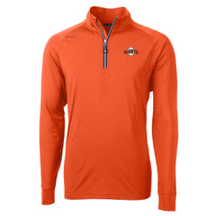 San Francisco Giants Cutter & Buck  Adapt Eco Knit Stretch Recycled Quarter-Zip Pullover Top - Orange