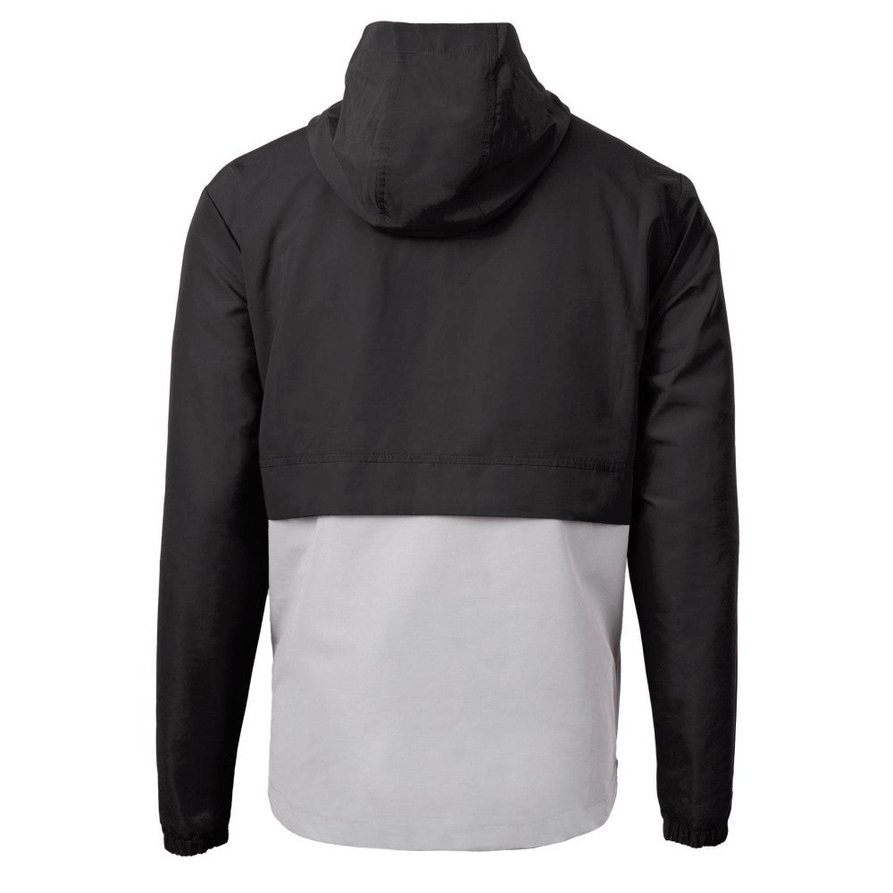 Los Angeles Dodgers Cutter & Buck Charter Eco Recycled Half-Zip Anorak Jacket - Black