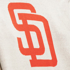 San Diego Padres Retro Pullover Sweater - Cream | Mitchell & Ness