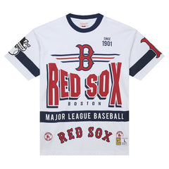 Boston Red Sox Cooperstown Collection Team Origins Premium T-Shirt - White | Mitchell & Ness