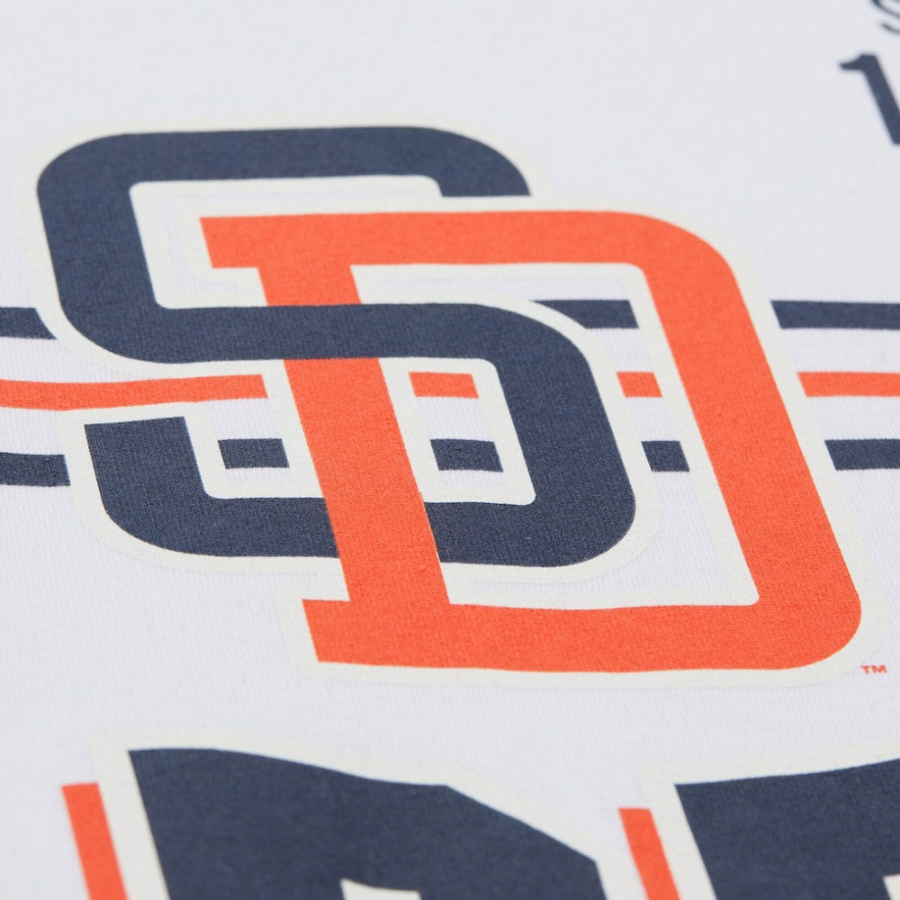 San Diego Padres Cooperstown Collection Team Origins Premium T-Shirt - White | Mitchell & Ness