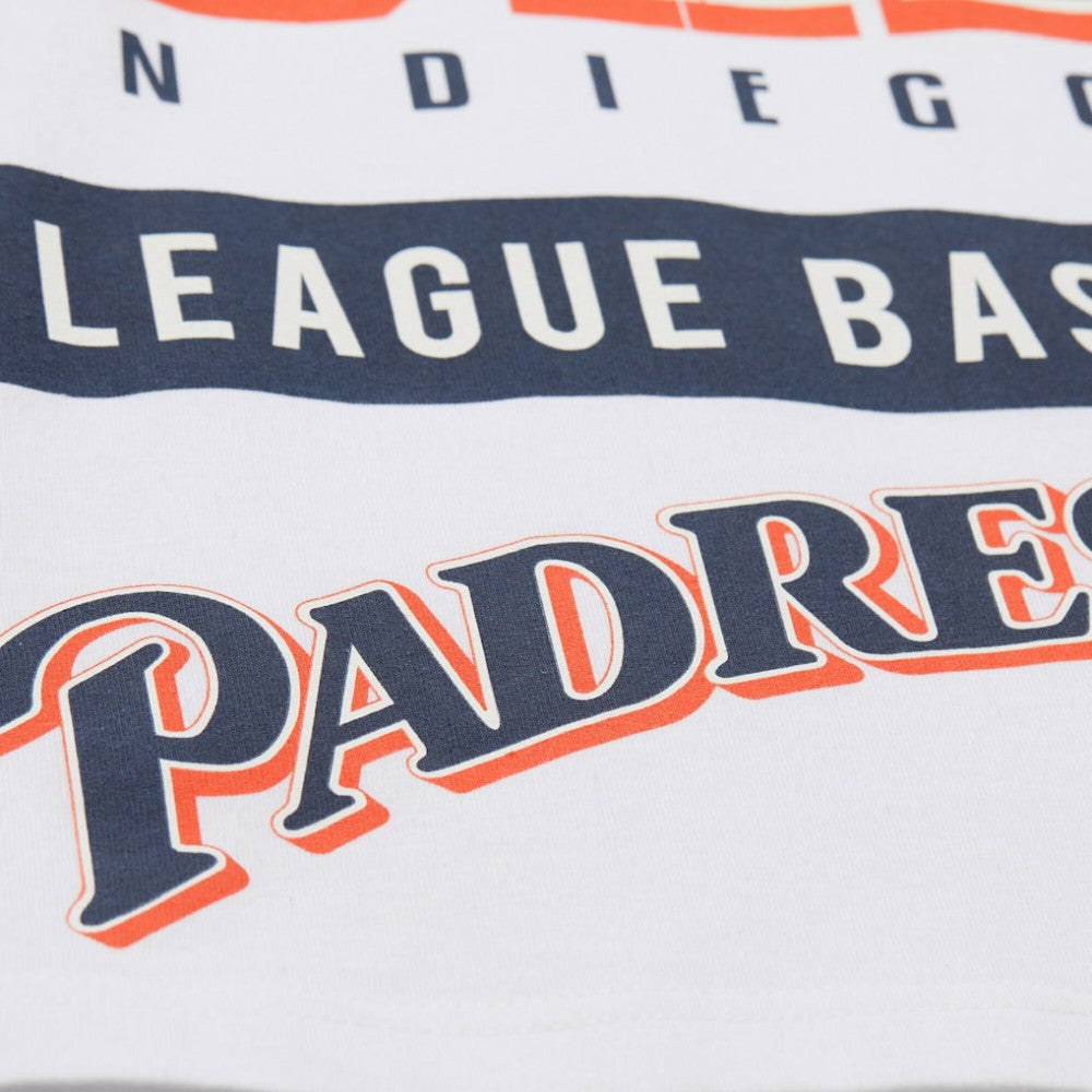 San Diego Padres Cooperstown Collection Team Origins Premium T-Shirt - White | Mitchell & Ness