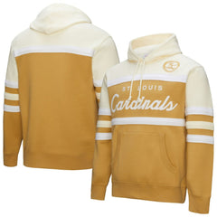 St. Louis Cardinals Head Coach Pullover Hoodie - Tan/Cream | Mitchell & Ness