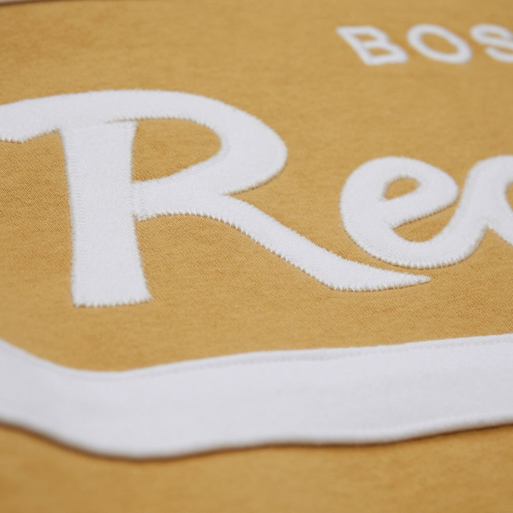 Boston Red Sox Head Coach Pullover Hoodie - Tan/Cream | Mitchell & Ness