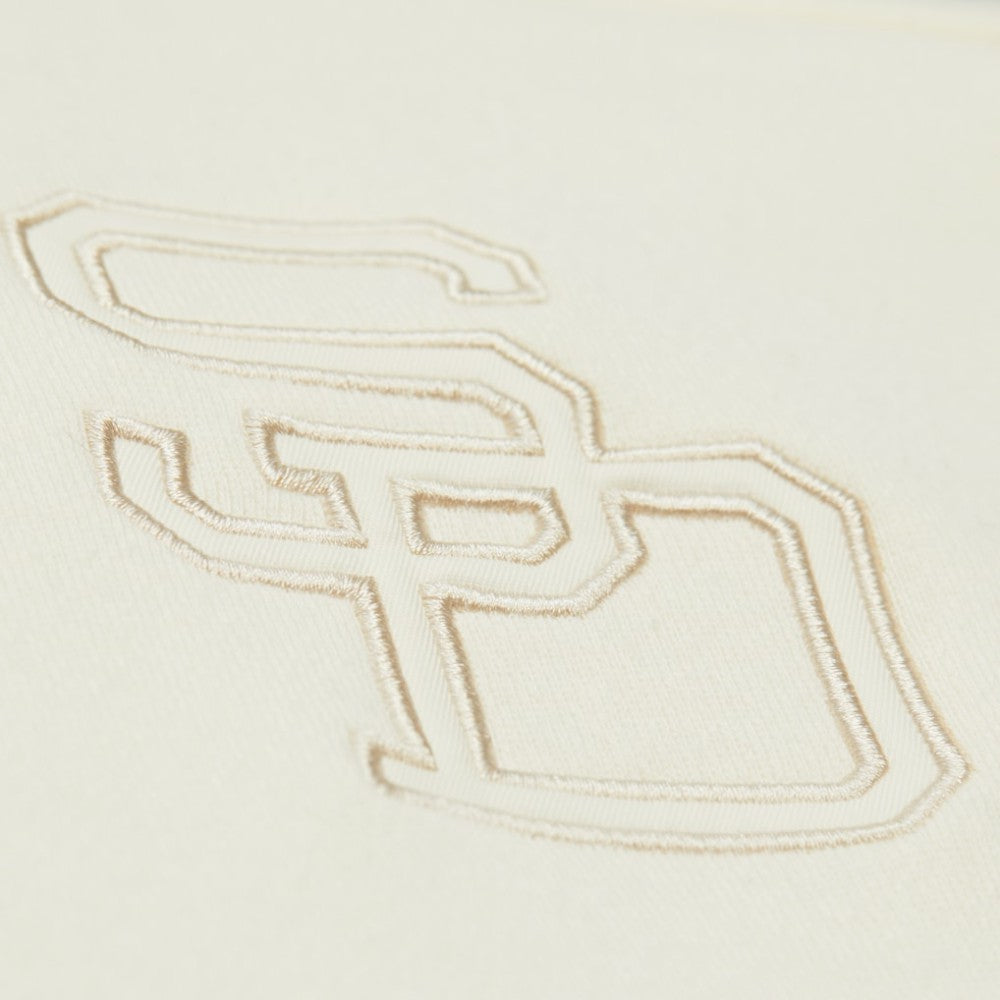San Diego Padres Head Coach Pullover Hoodie - Tan/Cream | Mitchell & Ness