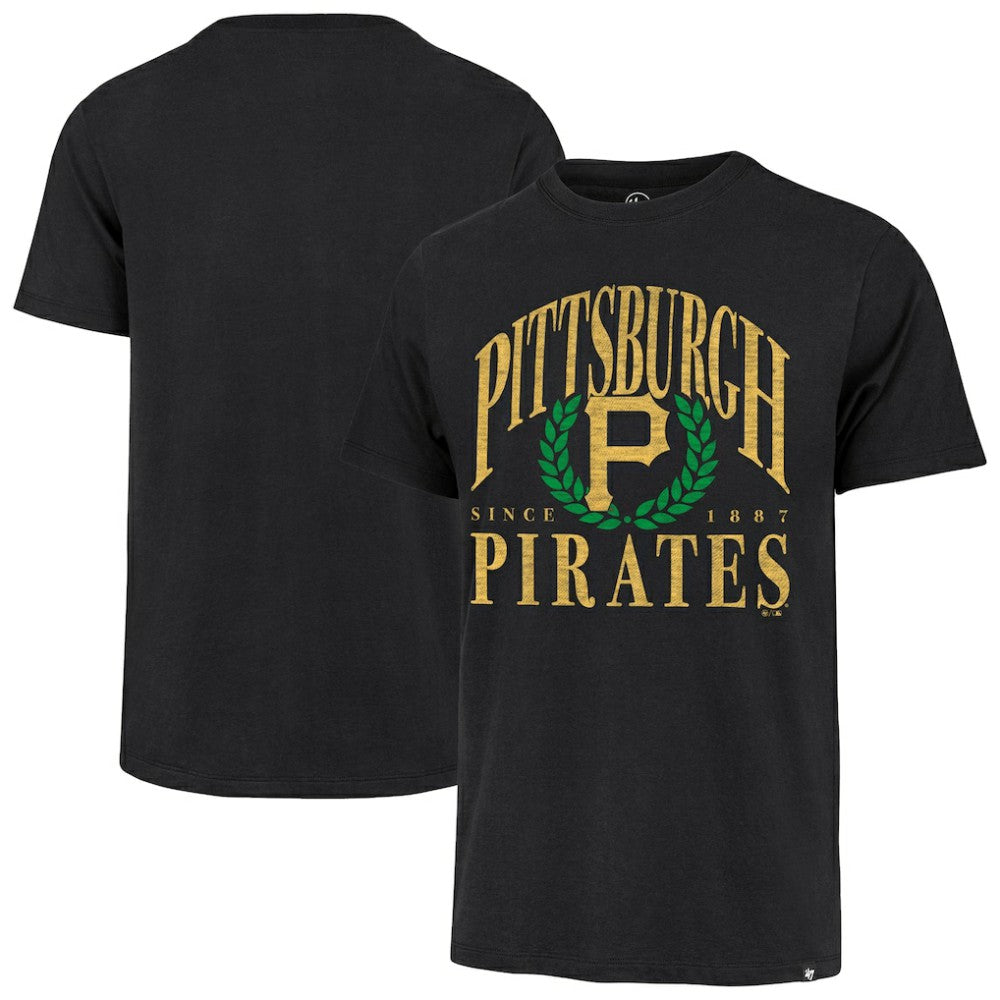 Pittsburgh Pirates Pitchout Franklin T-Shirt - Black | 47 brand