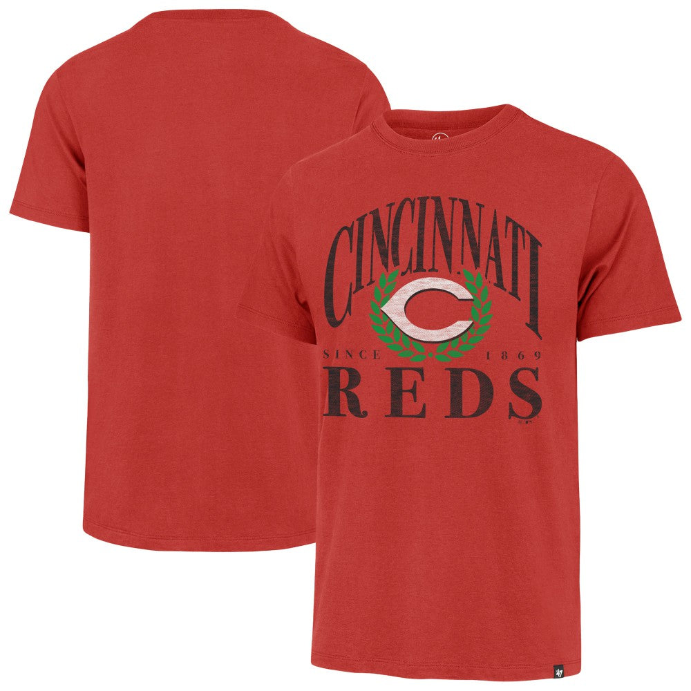 Cincinnati Reds Pitchout Franklin T-Shirt - Red | 47 brand