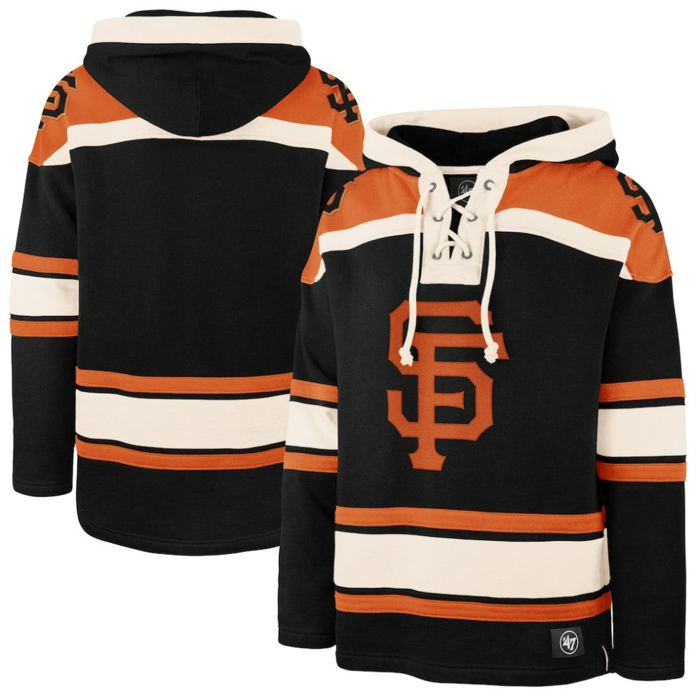 San Francisco Giants Superior Lacer Pullover Hoodie - Black | 47 brand