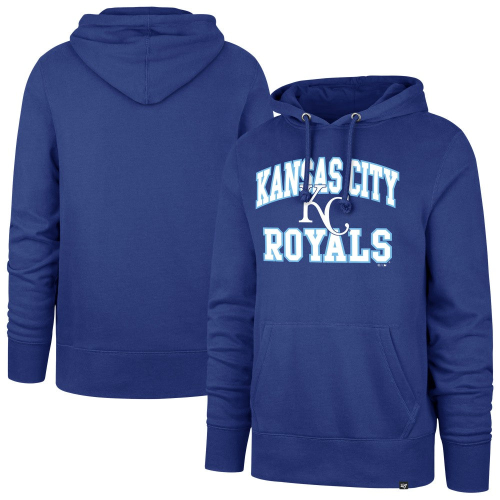 Kansas City Royals  Velocity Headline Pullover Hoodie - Royal | 47 brand