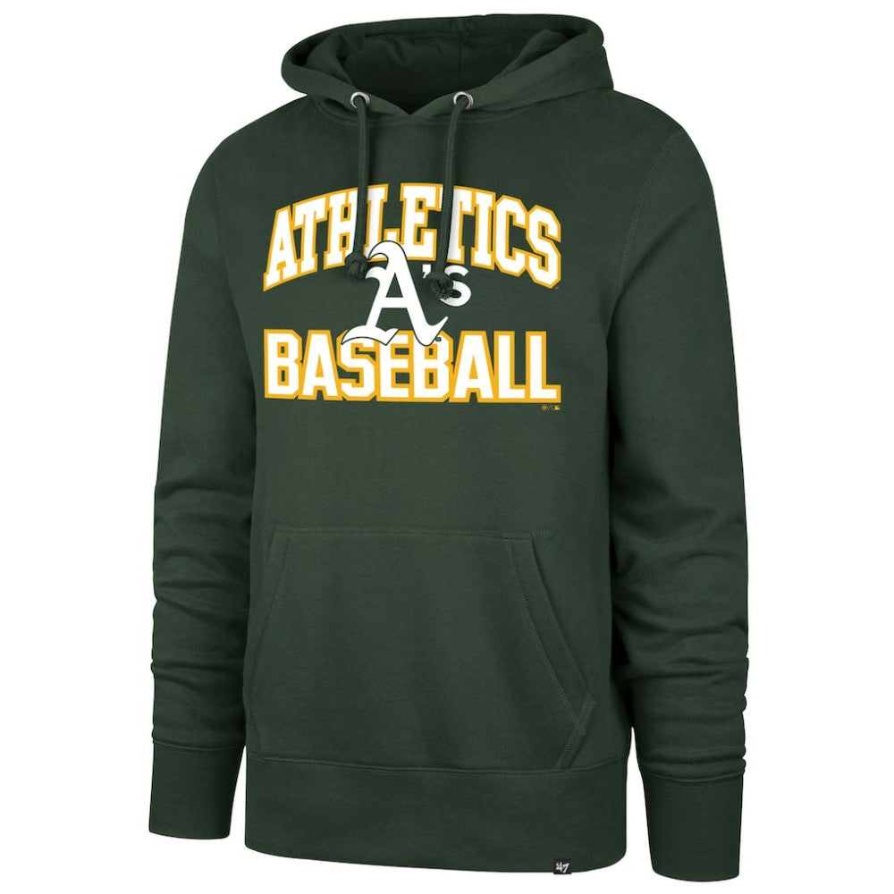 Athletics  Velocity Headline Pullover Hoodie - Green | 47 brand