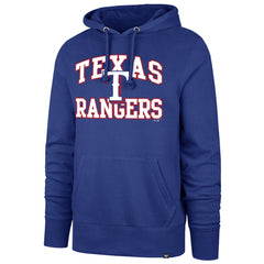 Texas Rangers  Velocity Headline Pullover Hoodie - Royal | 47 brand