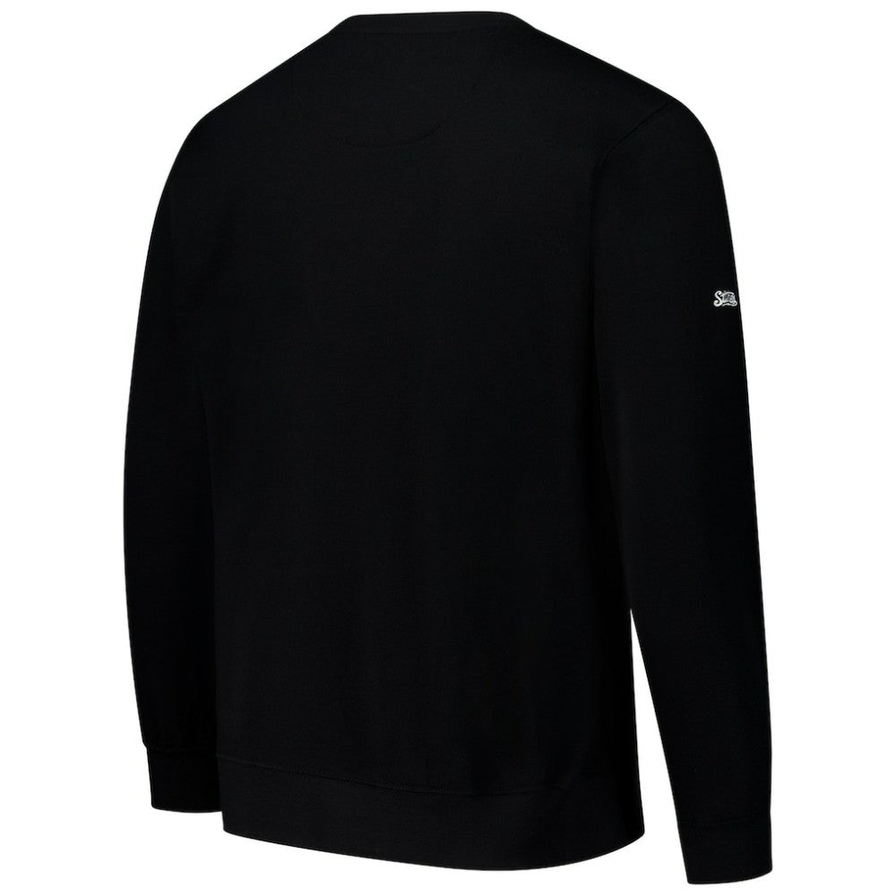 Pittsburgh Pirates Stitches Lightweight Crew Sweatshirt - Black