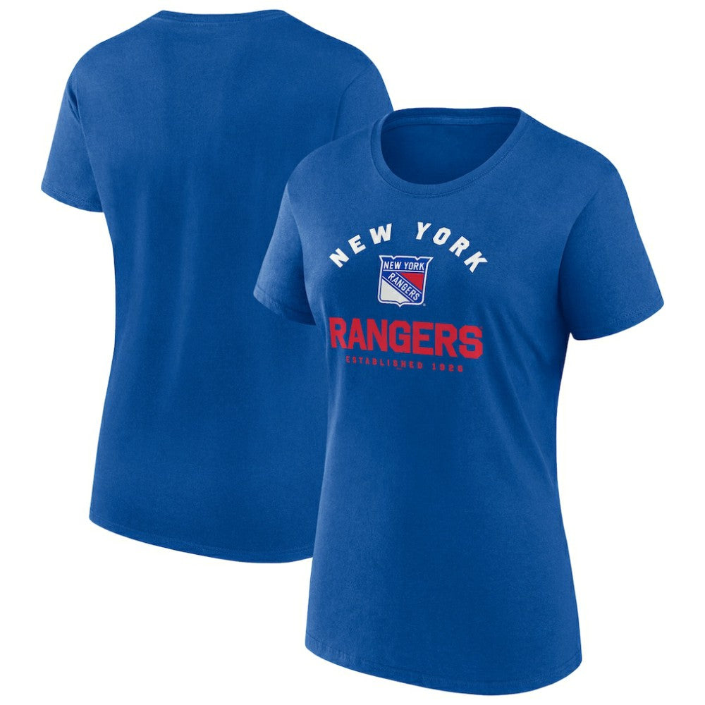 New York Rangers Logo Athletic Women's Unrivaled T-Shirt