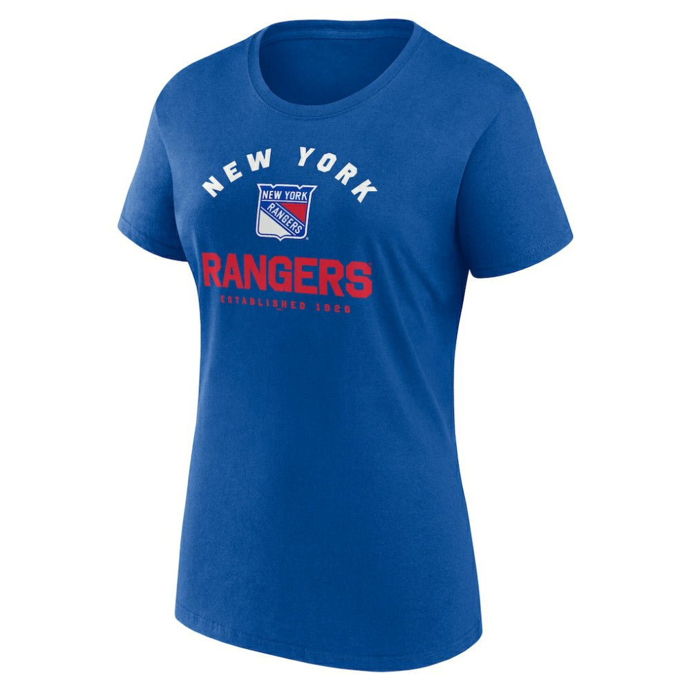 New York Rangers Logo Athletic Women's Unrivaled T-Shirt