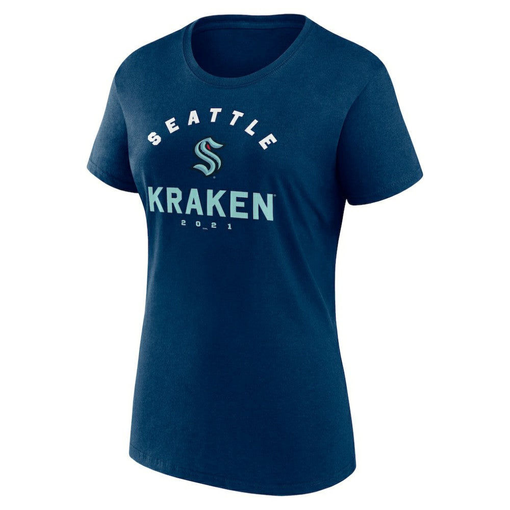 Seattle Kraken Logo Athletic Women's Unrivaled T-Shirt