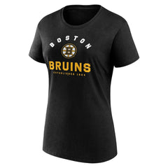 Boston Bruins Logo Athletic Women's Unrivaled T-Shirt