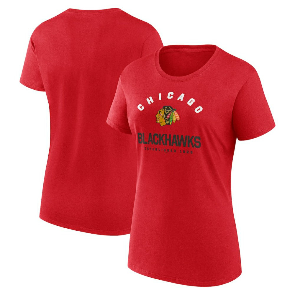 Chicago Blackhawks Logo Athletic Women's Unrivaled T-Shirt