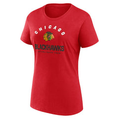 Chicago Blackhawks Logo Athletic Women's Unrivaled T-Shirt