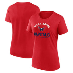 Washington Capitals Logo Athletic Women's Unrivaled T-Shirt