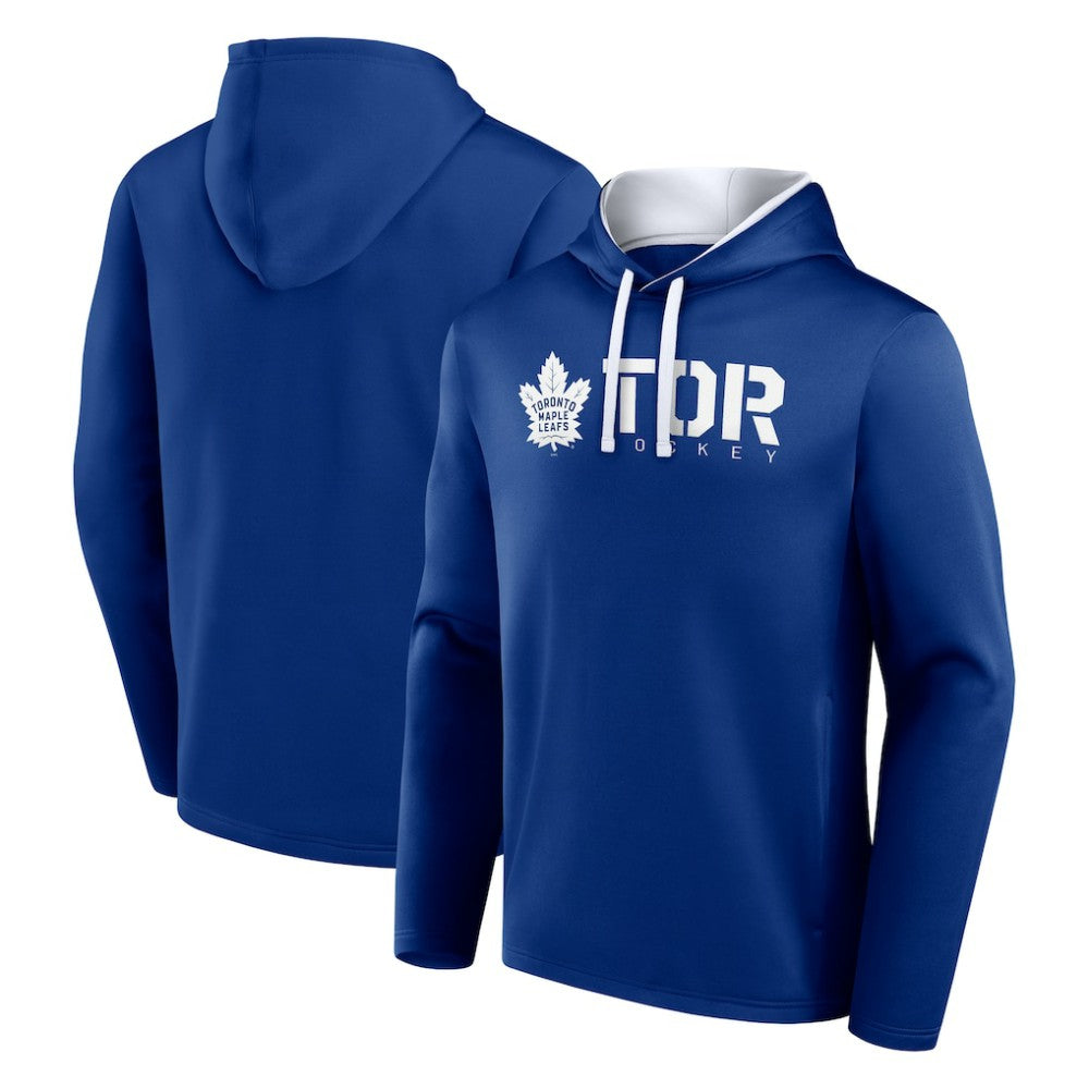 Toronto Maple Leafs Logo Athletic Head Start Pullover Hoodie
