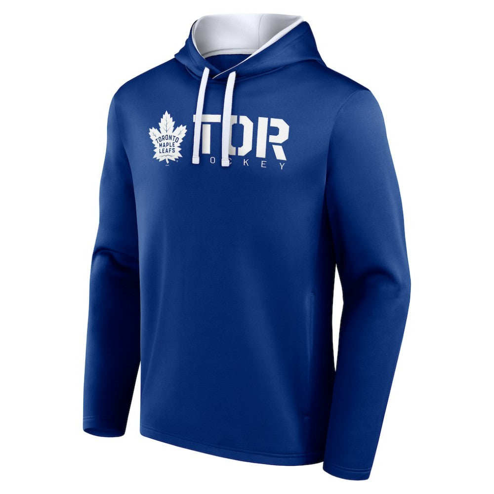 Toronto Maple Leafs Logo Athletic Head Start Pullover Hoodie