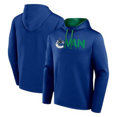 Vancouver Canucks Logo Athletic Head Start Pullover Hoodie