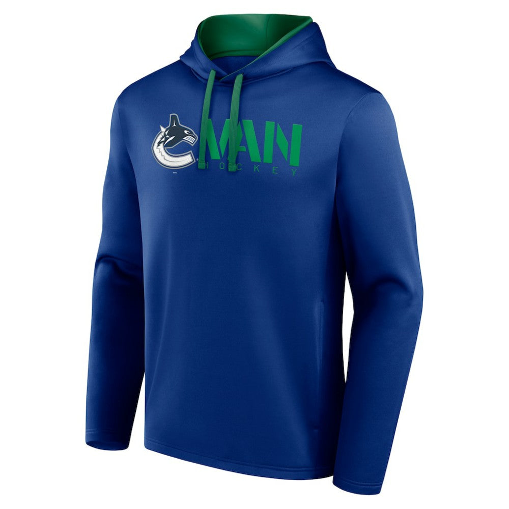 Vancouver Canucks Logo Athletic Head Start Pullover Hoodie