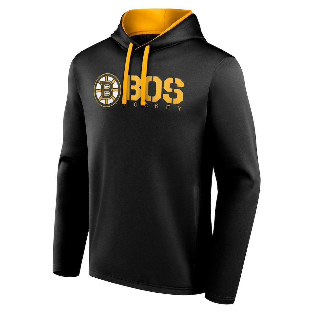 Boston Bruins Logo Athletic Head Start Pullover Hoodie