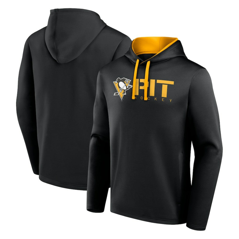 Pittsburgh Penguins Logo Athletic Head Start Pullover Hoodie