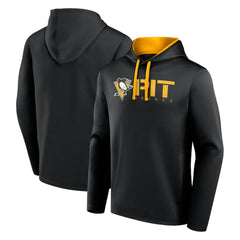 Pittsburgh Penguins Logo Athletic Head Start Pullover Hoodie