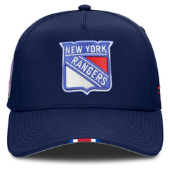 New York Rangers Fanatics 2025 NHL Draft Authentic Pro On-Stage Podium A-Frame Adjustable Hat
