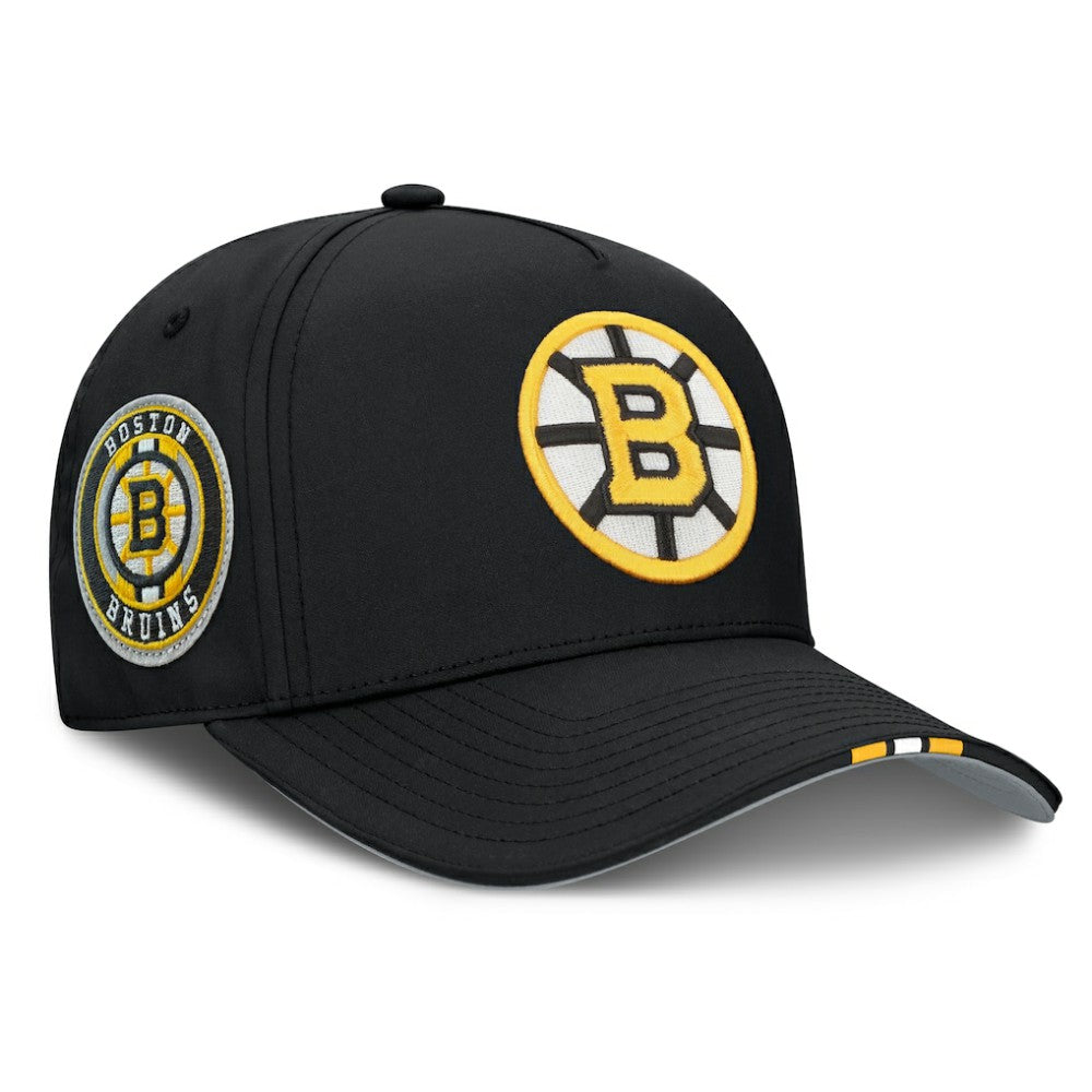 Boston Bruins Fanatics 2025 NHL Draft Authentic Pro On-Stage Podium A-Frame Adjustable Hat
