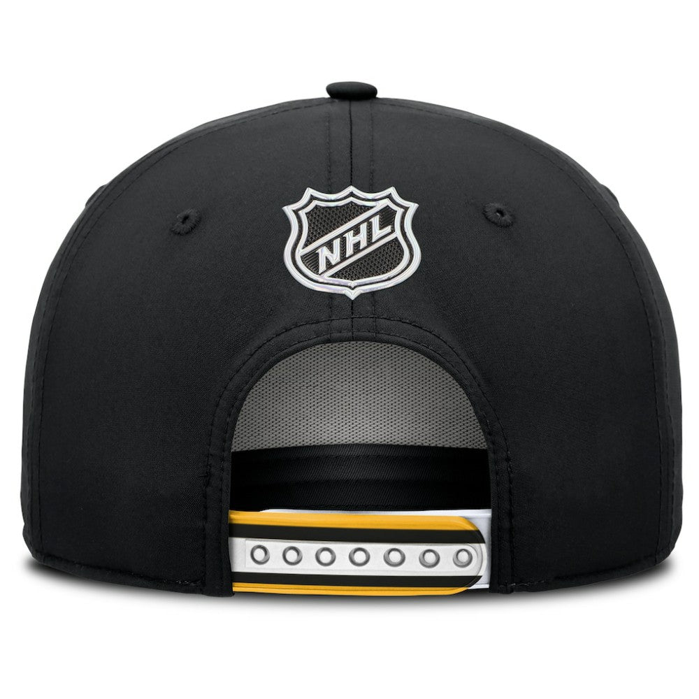 Boston Bruins Fanatics 2025 NHL Draft Authentic Pro On-Stage Podium A-Frame Adjustable Hat