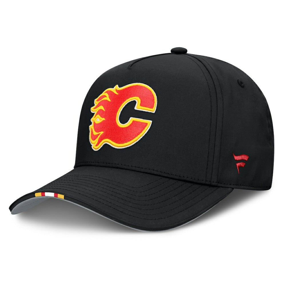 Calgary Flames Fanatics 2025 NHL Draft Authentic Pro On-Stage Podium A-Frame Adjustable Hat