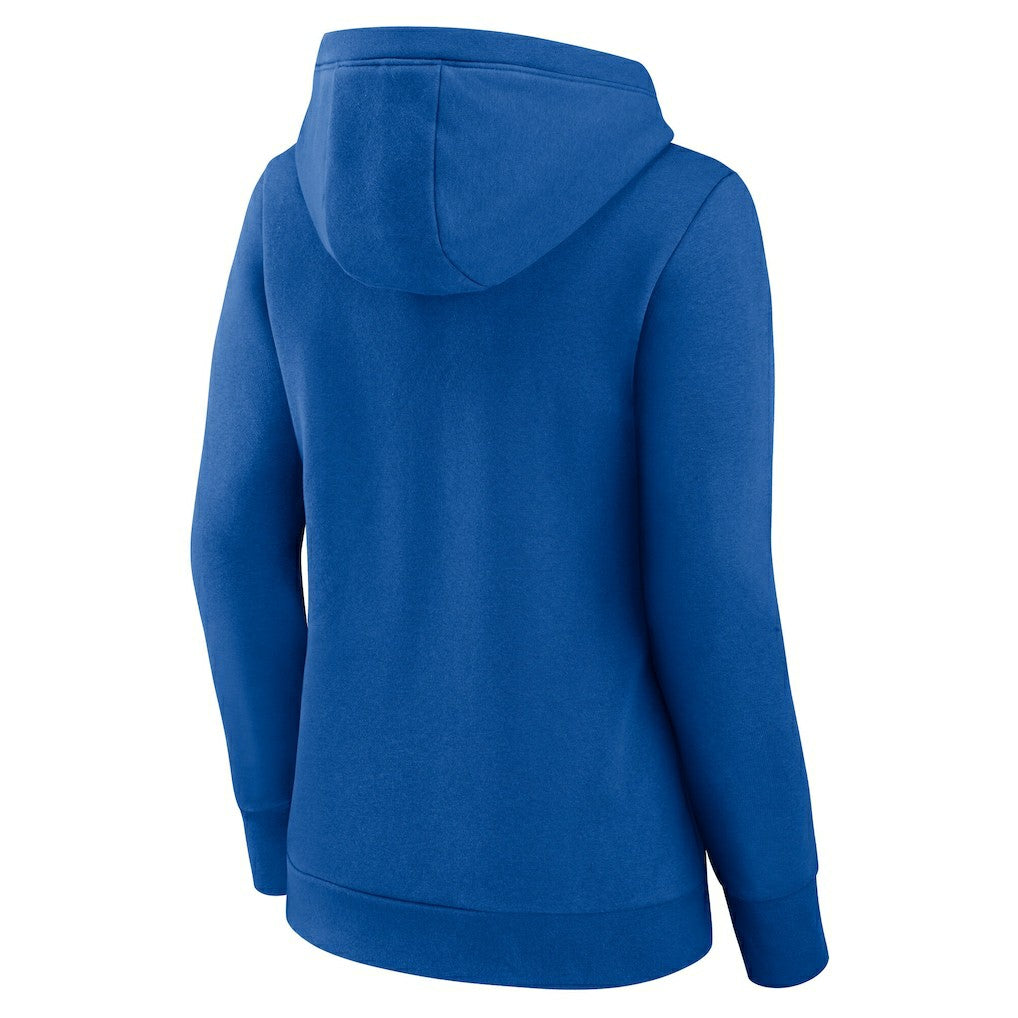 Philadelphia 76ers Logo Athletic Women's Triumphant V-Neck Pullover Hoodie - Royal sale